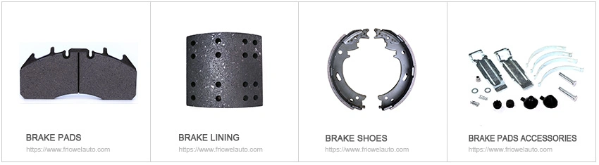 Fricwel Auto Parts Brake Shoes for Agriculture Machinery with Factory Price